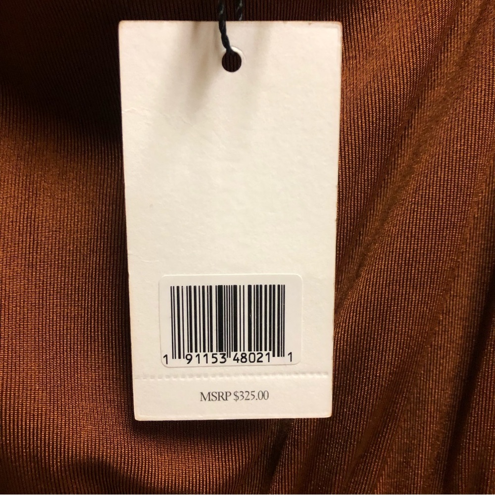 NWT Jason Wu Cowl Neck Brown Emmett Jumpsuit Sz. XS - Picture 7 of 9